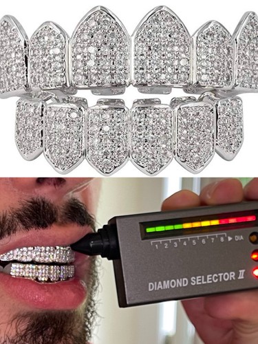 Moissanite grillz passes test - grillz,