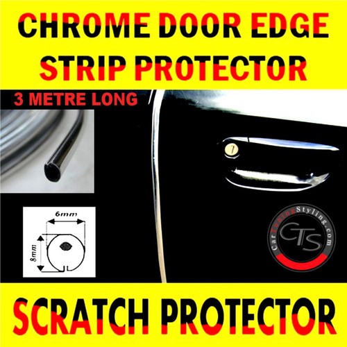 Door edge chrome strip - door,