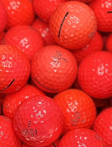 Vice pro red golf balls - red,