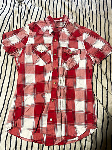 Hollister men red white - men's,