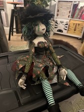 Threads Of Silver Ether Handmade Witch Doll Collectible Pagan