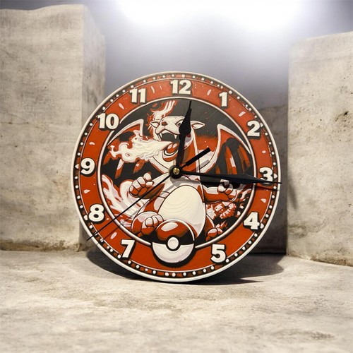 Charizard wall clock - clock, inspired