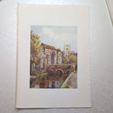 Original 1909 Print Of