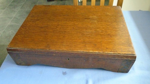 Oak cutlery box large - oak,