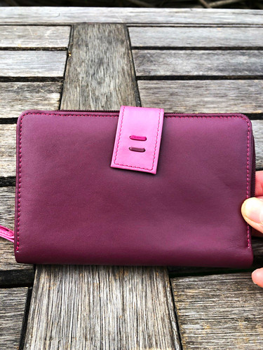 Tula purple pink leather - purple,