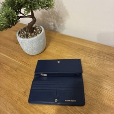 Montte Di Jinni Italian Handcrafted Blue Leather Purse – BRAND NEW