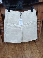 Smart Next Tailoring  viscose and linen shorts new with tags size 14R cost £36..