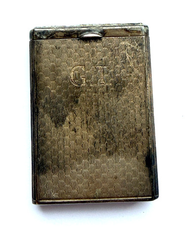 Antique 835 silver vesta match - 835,