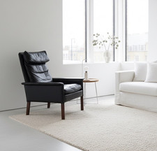 Vintage Retro Danish High Back Armchair Designed by H.Olsen Denmark 1960s