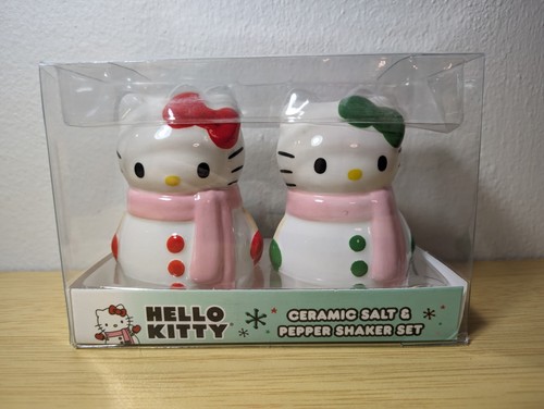 Hello kitty snowman ceramic - snowman,