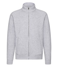 Fruit of the Loom Men's Premium Full Zip Up Sweatshirt Jacket Casual Leisure TOP
