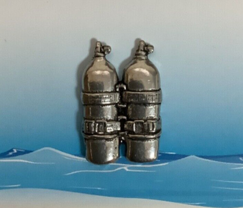 Scuba diving twin tanks - twin, silver