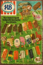 HB Ice Cream Menu Advert