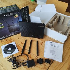 ASUS RT-AC68U Wireless AC1900 Dual Band Gigabit Router Good Condition. 