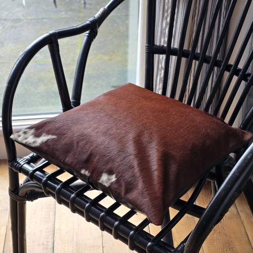 Cowhide pillow cover natural - pillow,