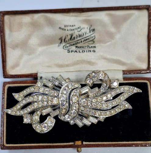 Vintage rhinestone paste - vintage,
