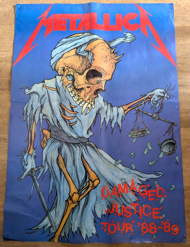 Metallica tour poster - tour,