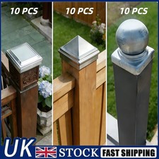 Pack of 10 Galvanised Metal