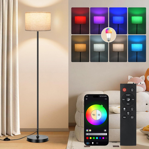 Floor lamp rgb mode with - floor, music
