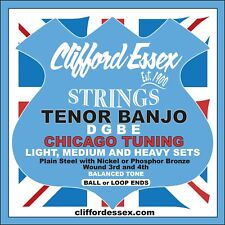 TENOR BANJO STRINGS TUNED DGBE. CHICAGO TUNING