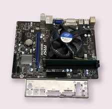 MSI H81M-P33 Motherboard LGA 1150 With Intel Core I3-4130 3.40Ghz GHz CPU