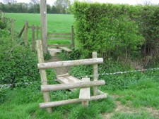 Photo 6x4 Two stiles and