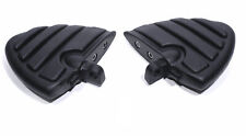 Footpegs Wing Mini Running Boards Black for Harley Davidson Dyna Softail Glide