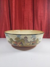 Large "Royal Doulton" Fruit Wash Bowl Cottages