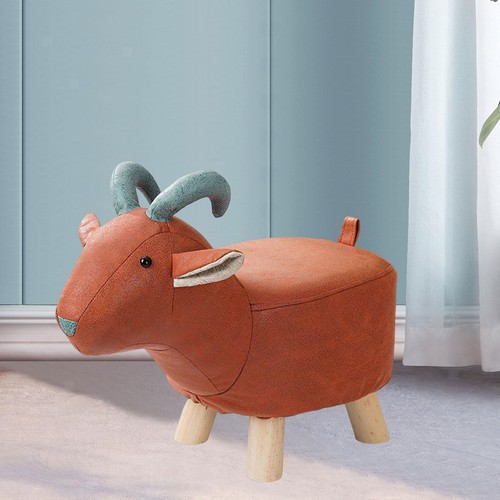 Footrest ottoman wood animal - ottoman,
