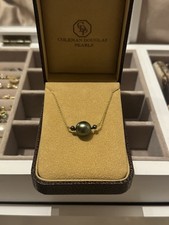 Coleman Douglas Tahitian Pearl/Freshwater PEARLS/21CT Gold Chocker Necklace