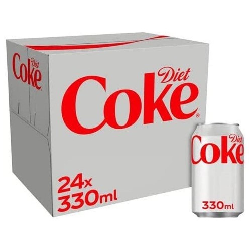 Diet coke can cola box - coke,