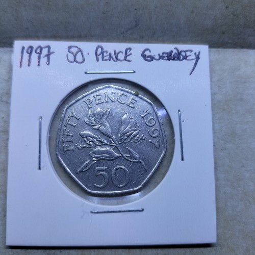 1997 bailiwick guernsey 50p - 1997,