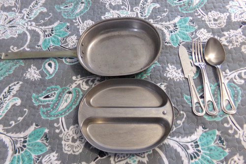 Vintage usa military mess kit - vintage,