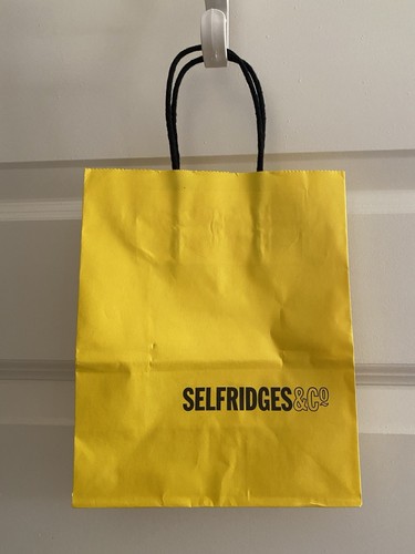 Selfridges yellow small - yellow, paper