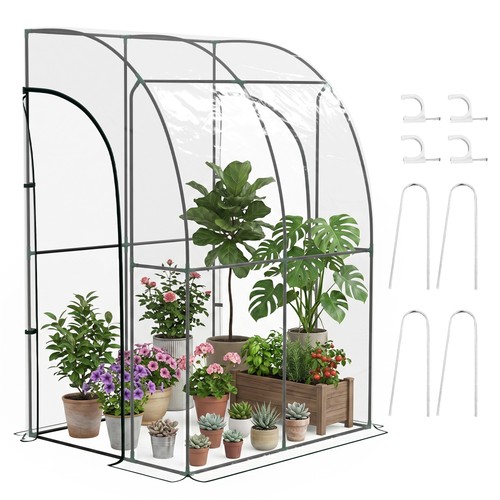 Outsunny 143x118x212cm walk - 143x118x212cm, walk-in