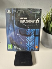 Gran Turismo 6 Steelbook Anniversary Edition PS3 PlayStation 3 Driving Simulator