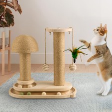 Cat Scratch Scratching Post Pet Scratcher Pole Kitten Activity & Interactive Toy