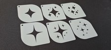 Stars Set of 6pcs Reusable