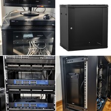 Network Data Server Rack Data Cabinet 4U 6U 9U 12U Lockable Door Home & Office