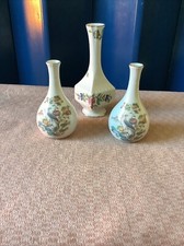 Selection Of Three Bud Vases - Wedgwood And Aynsley 