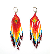 PERUVIAN LONG BEAD CHANDELIER