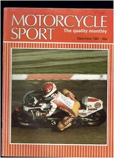 MOTORCYCLE SPORT DECEMBER 1981 - TRIUMPH TROPHY TRIALS / LAVERDA JOTA