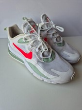 Nike Air Max 270 React Womens Trainers White Pistachio Crimson CV3025-100 UK 6.5
