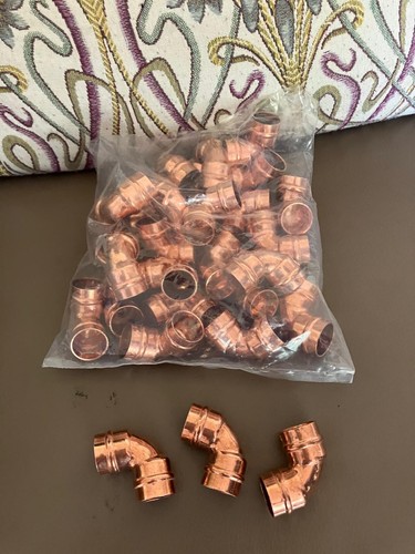 100x copper 15mm solder - 15mm,