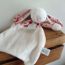 Jellycat Blossom Cream Bunny Berry Comforter Strawberry Floral Baby Soother NEW