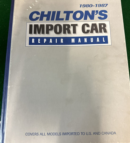 Chilton import car - chilton’s, repair