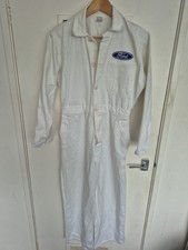 Ford Vintage Mechanics Overalls White Size 26 Preowned