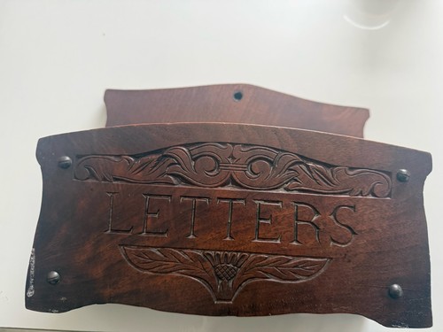 Old wooden letter - wooden, storage