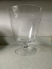 Vintage Huge Clear Glass Vase