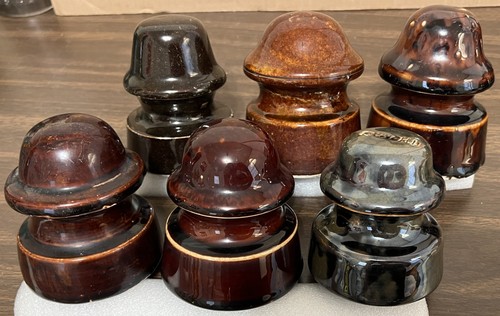 Antique porcelain insulators - antique,